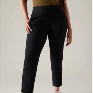 Athleta Brooklyn Ankle Pants Black High Rise